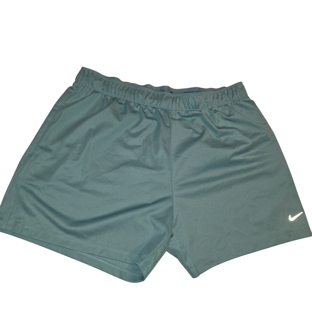 Nike Women's Athletic Shorts Teal Green with White Swoosh New With Tags